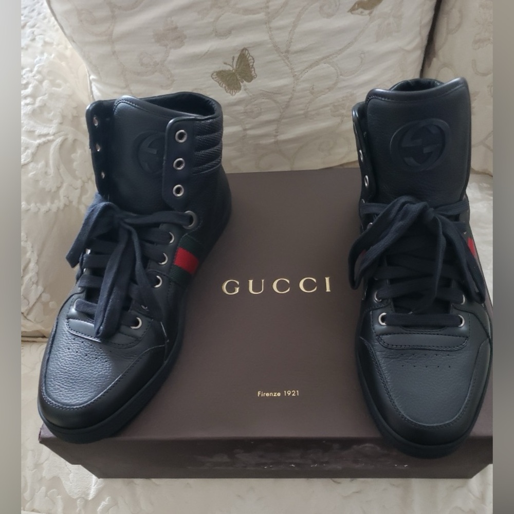 Gucci Classic High Tops - Never worn - 7.5 - Picture 3 of 5